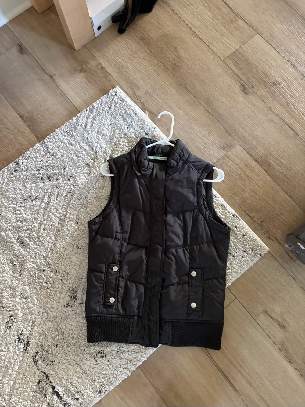 Maurices Black Quilted Puffer Vest